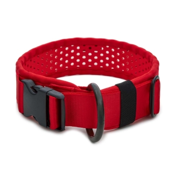 SOFTY Halsband | Länge: 50-56cm | Breite: 5,1cm | Farbe: rot/rot